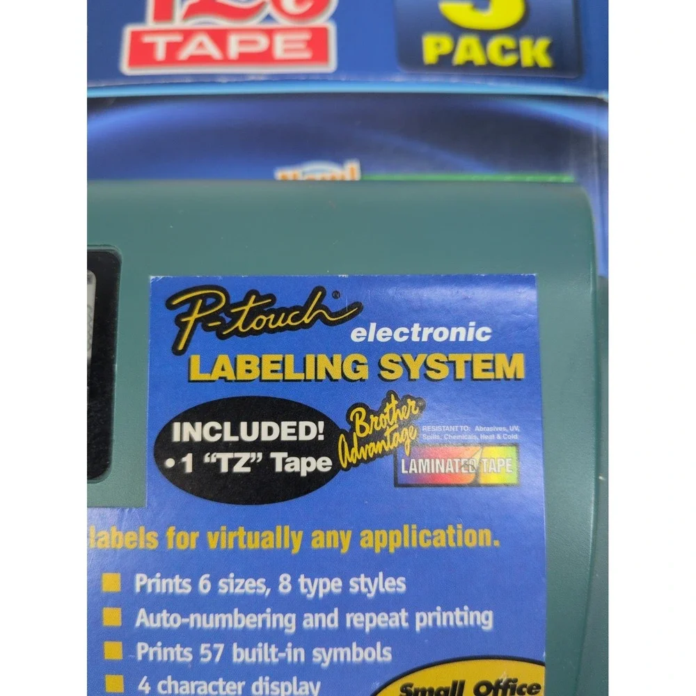 WORKS🚨Brother Electronic Label Maker P -Touch Model PT-1700 Tape Cartiridge DIY